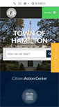 Mobile Screenshot of hamiltonma.gov