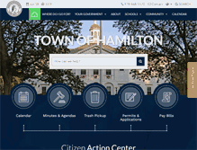 Tablet Screenshot of hamiltonma.gov